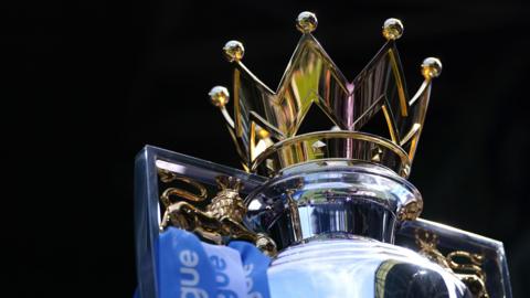 Top of the Premier League trophy
