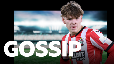 Gossip graphic with Southampton's Tyler Dibling