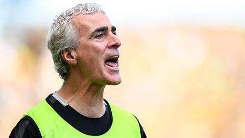Jim McGuinness watches the match