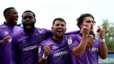 Sheff Utd celebrate