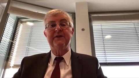 Wales' First Minister Mark Drakeford