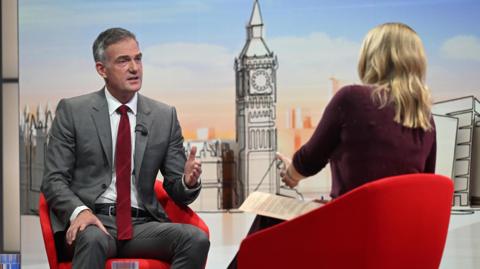 Peter Kyle and Laura Kuenssberg.
