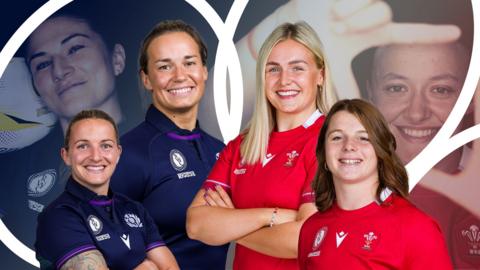 Helen Nelson, Lleucu George, Chloe Rollie, Rachel Malcolm, Alex Callender and Kate Williams

