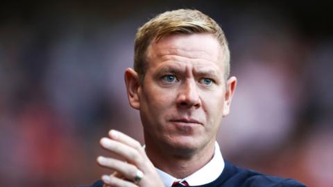 Dean Holden managing Charlton Athletic