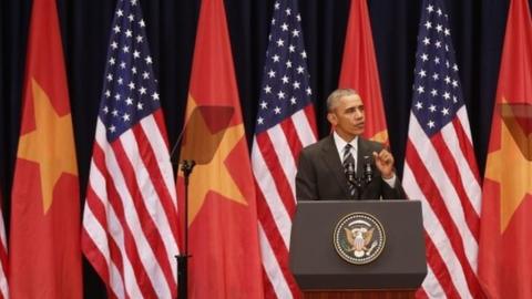 Barack Obama in Hanoi