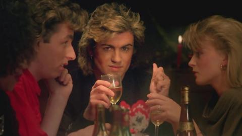 Wham! in the music video for Last Christmas
