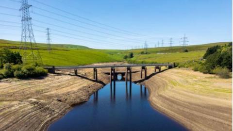 Baitings Reservoir west of Huddersfield, West Yorkshire
