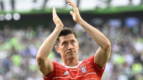 Poland striker Robert Lewandowski