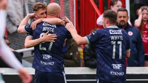 Liam Boyce celebrates scoring