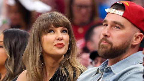 Taylor Swift and Travis Kelce