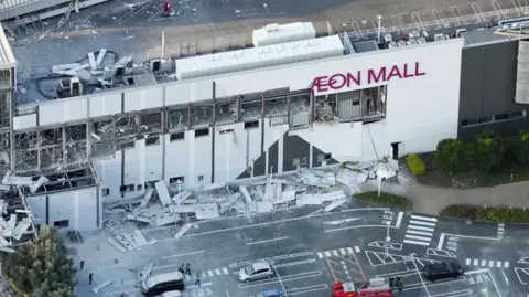 Damaged mall