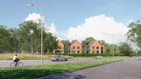 An artist's impression of the planned care home
