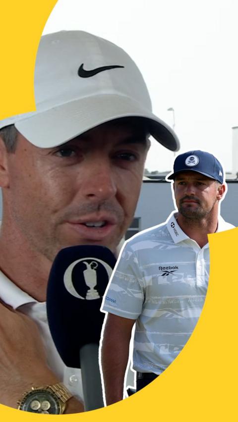 Rory McIlroy and Bryson DeChambeau