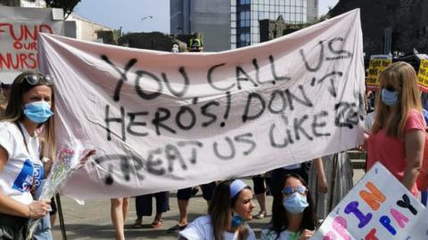 Nurses and other NHS staff to to the streets in Swansea over a pay rise 'snub'