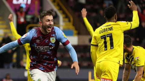 Burnley celebrate