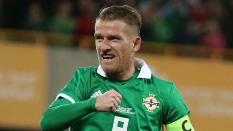 Northern Ireland skipper Steven Davis was named Scottish football writers' player of the year this season