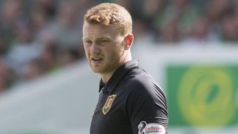 James Brown in action for Livingston in 2018