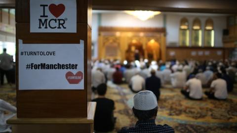 Mosque after Manchester bombing