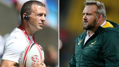 England's new look backroom team include England Sevens boss Simon Amor and former South African coach Matt Proudfoot