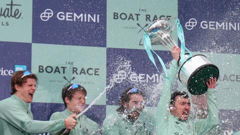 Cambridge win 2023 Gemini Boat Race