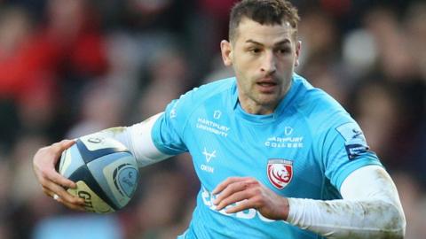 Jonny May in action for Gloucester