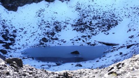 Roopkund: Glacial Lake of Skeleton,Himalaya