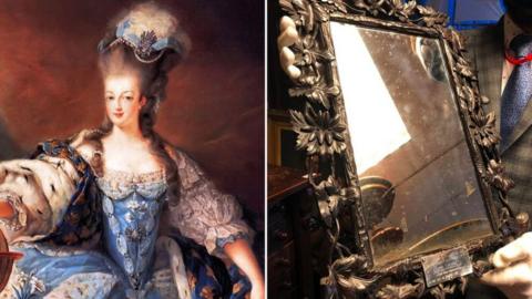 Marie Antoinette and Marie Antoinette's mirror