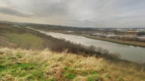 View from Maze Park Nature Reserve