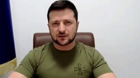 Ukrainian President Volodymyr Zelensky