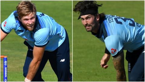 David Willey and Reece Topley