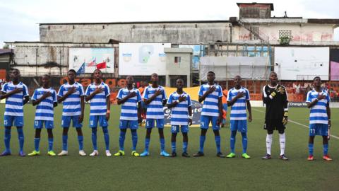 Liberia's Under-17 team