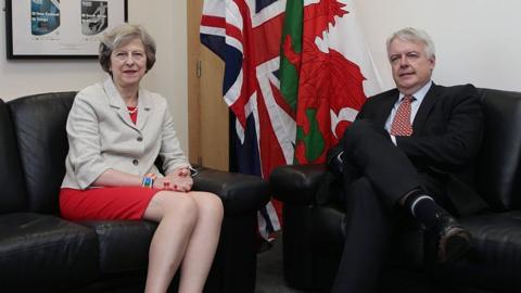 Carwyn Jones and Theresa May