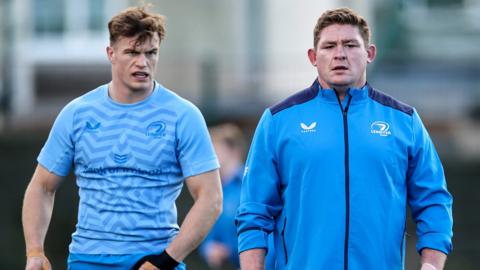 Josh van der Flier and Tadhg Furlong