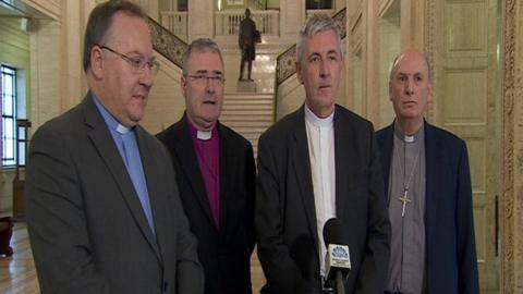 The leaders of NI's four main Churches said the conversation had been "positive and encouraging"