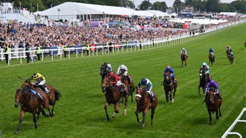 The Epsom Downs racecourse