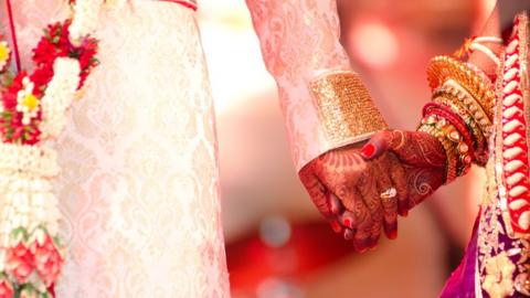 Stock image of Asian wedding