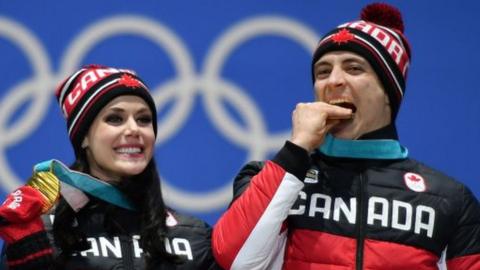 Tessa Virtue and Scott Moir