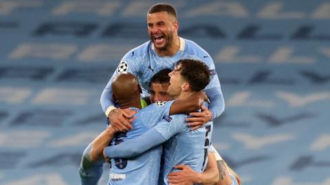 Manchester City celebrate