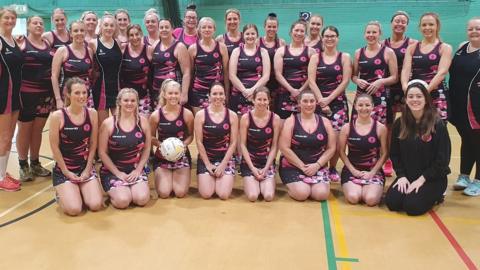 Ashby Netball Club players