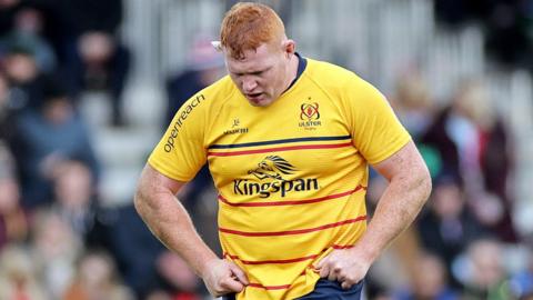 Steven Kitshoff during Ulster's Champions Cup defeat by Harlequins in January