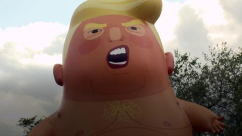 Trump 'baby blimp'