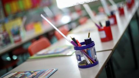 Primary school classroom