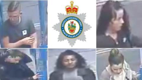 CCTV images of people police want to speak with