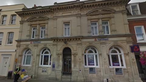 The Nat West bank in Fore Street, Hertford