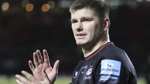 Owen Farrell will leave Saracens at the end of the season