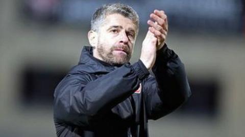 Morecambe manager Stephen Robinson