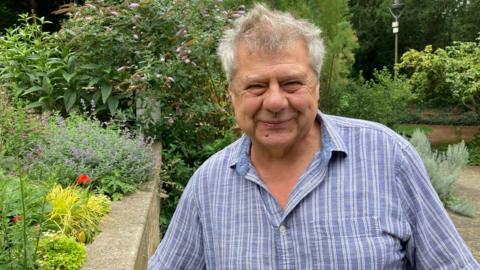 Paul Feary in The Higgins garden in Bedford