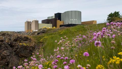 Wylfa, site of old and new nuclear plants for Anglesey
