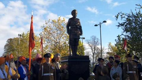 Statue unveiling