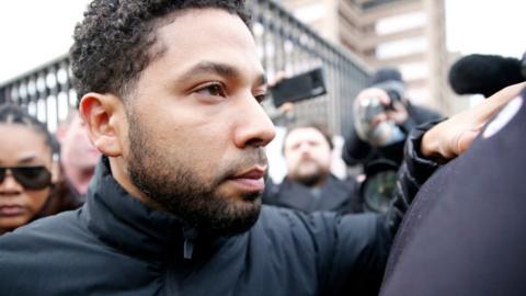 Jussie Smollett coming out Cook County jail